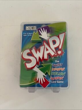 SWAP! Fast Card Game by – Green, Blue & Red new in pkg